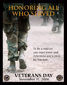 Visit the Veterans Day Home Page