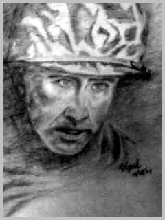'The Stare' Pencil Sketch by Nancy L. Meek October 4, 2003